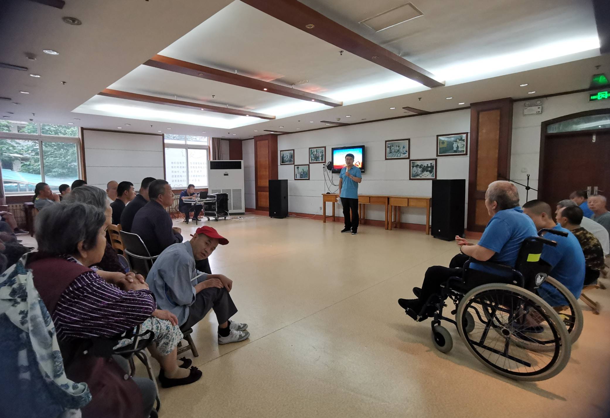 市社会福利院组织开展“颂歌献给党”庆祝建党100周年红歌会