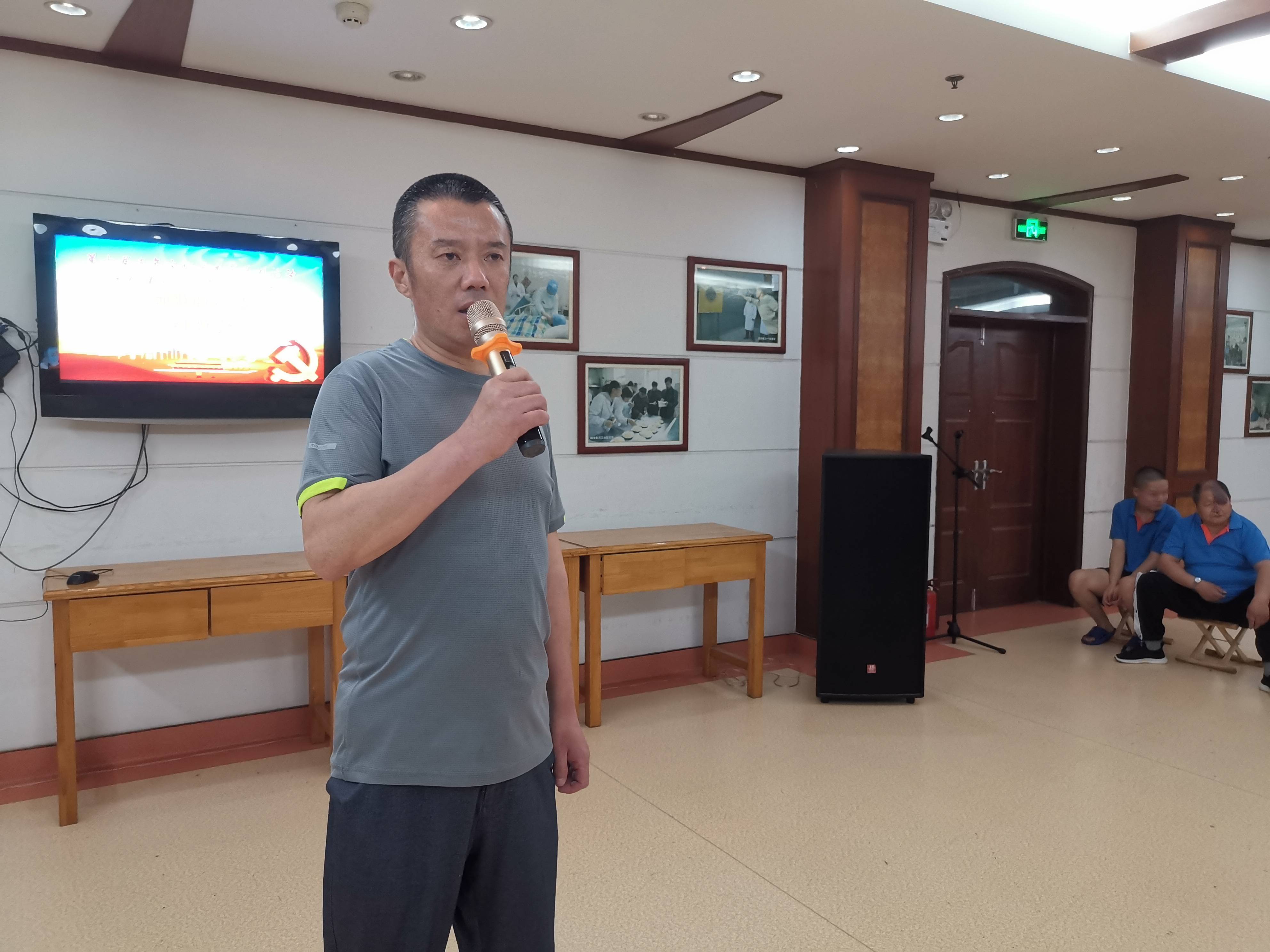 市社会福利院组织开展“颂歌献给党”庆祝建党100周年红歌会